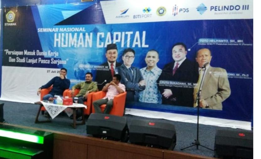 STIAMAK Seminar Human Capital dengan Grup Pelindo III