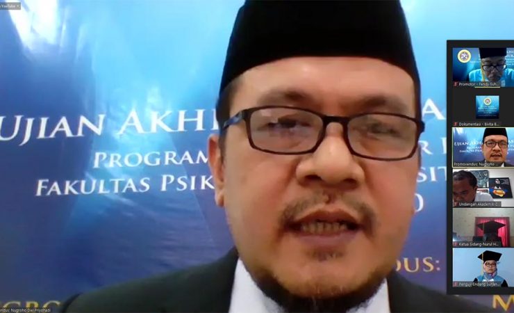 Doktor Ke-45, Ujian Akhir Disertasi Tahap II (Terbuka) Daring yang Pertama
