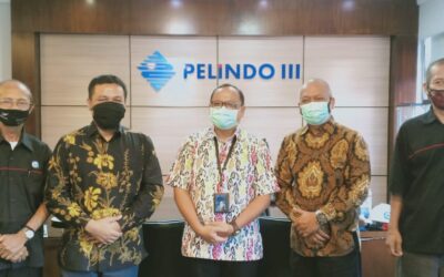 Kunjungan Ketua STIAMAK ke Direktur SDM PT Pelindo III (Persero)